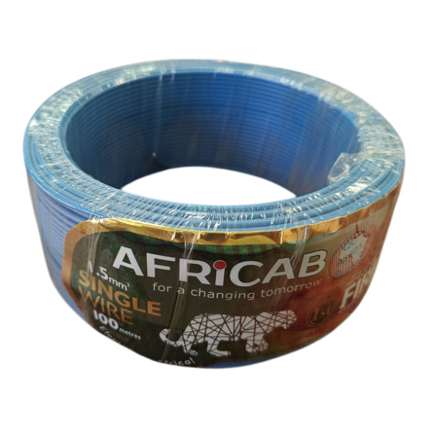 Africab Single Wire 1.5sq.mm Blue — picha rasmi
