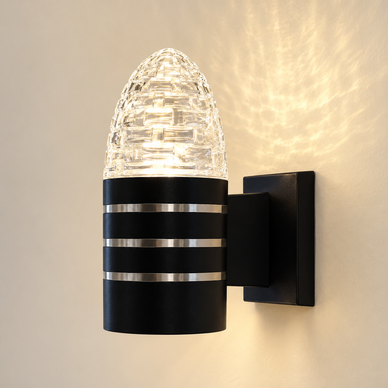Be Lighting WL1797/1-BK-E27 Wall Light — catalogue illustration
