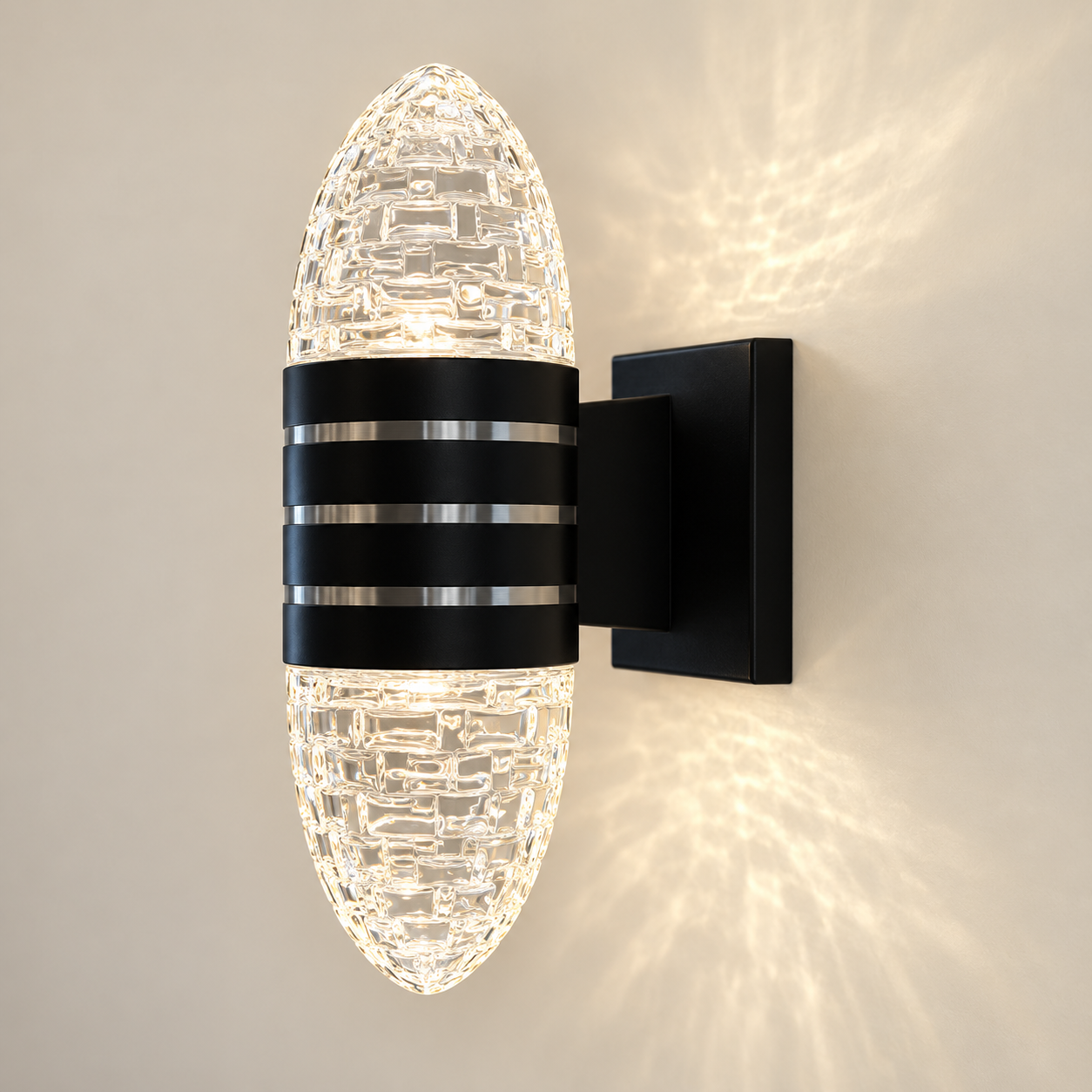 Be Lighting WL1797/2-BK-E27 Wall Light — catalogue illustration