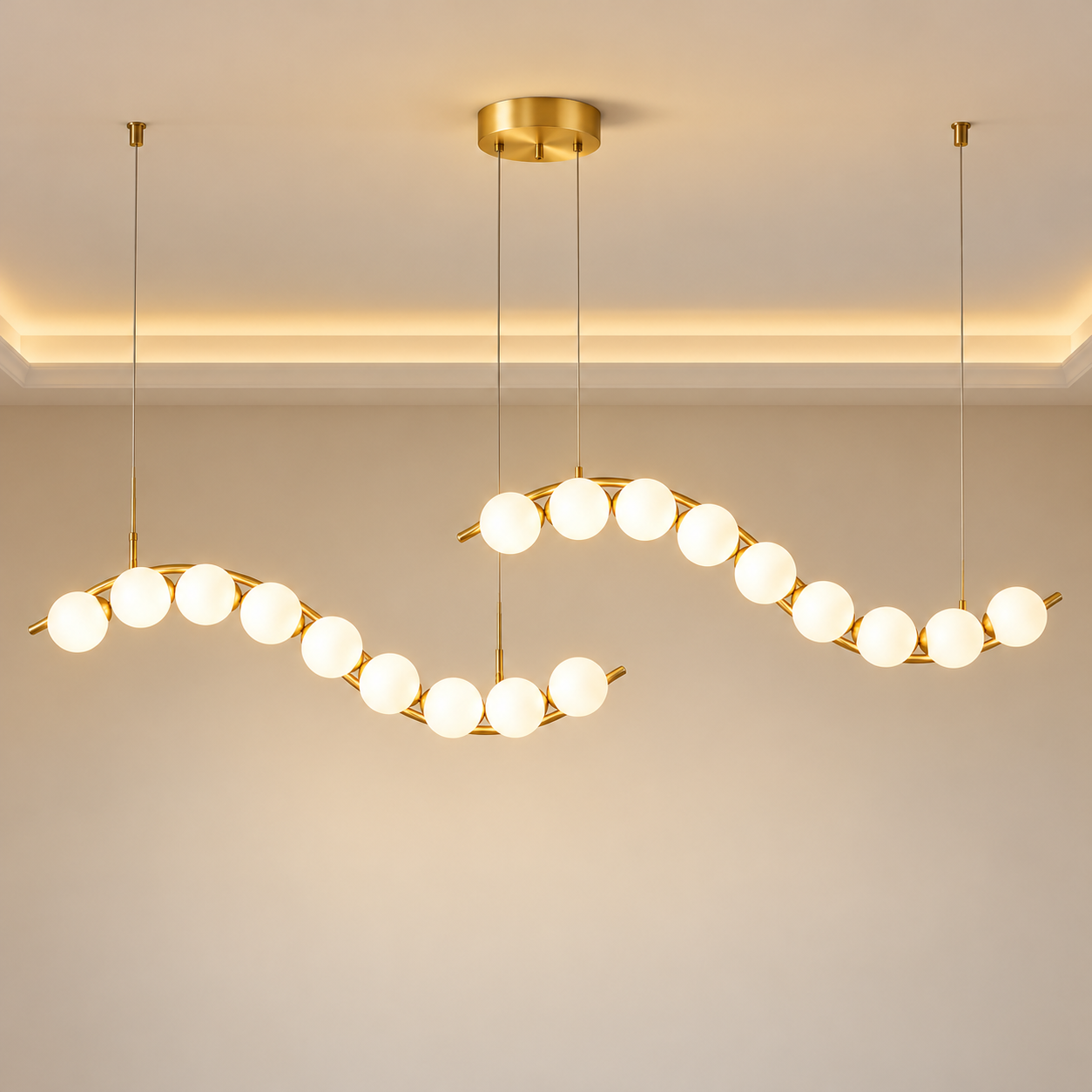 Be Lighting 5048/9x2 Chandelier