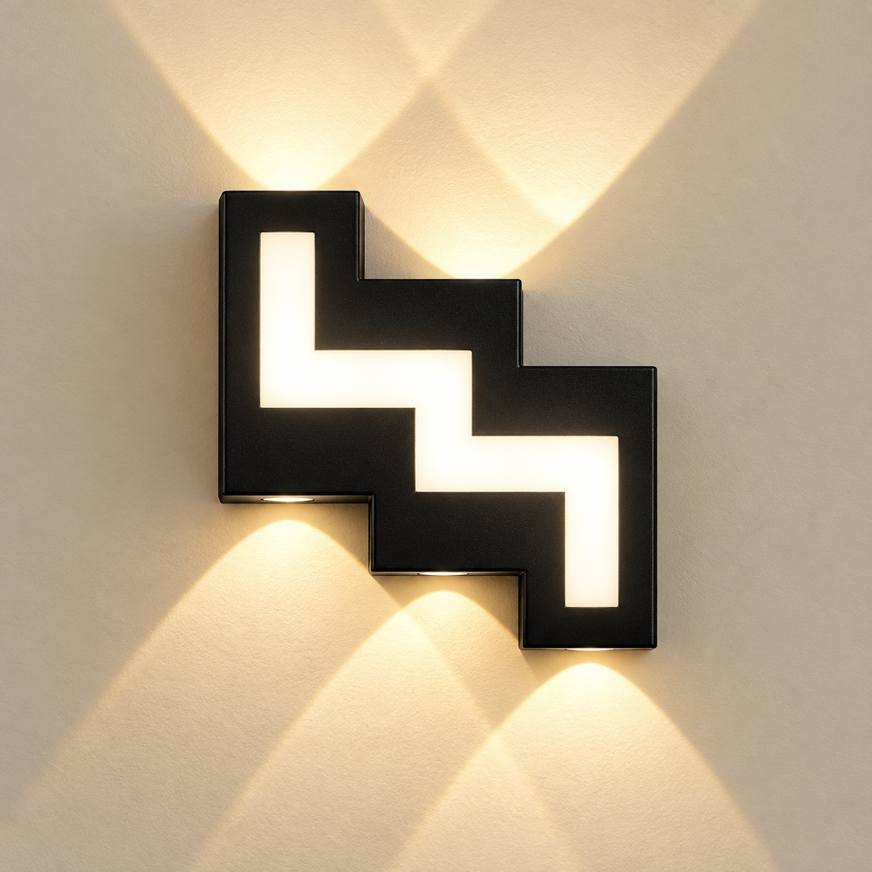 Be Lighting CK319B/6 SB WW Wall Light