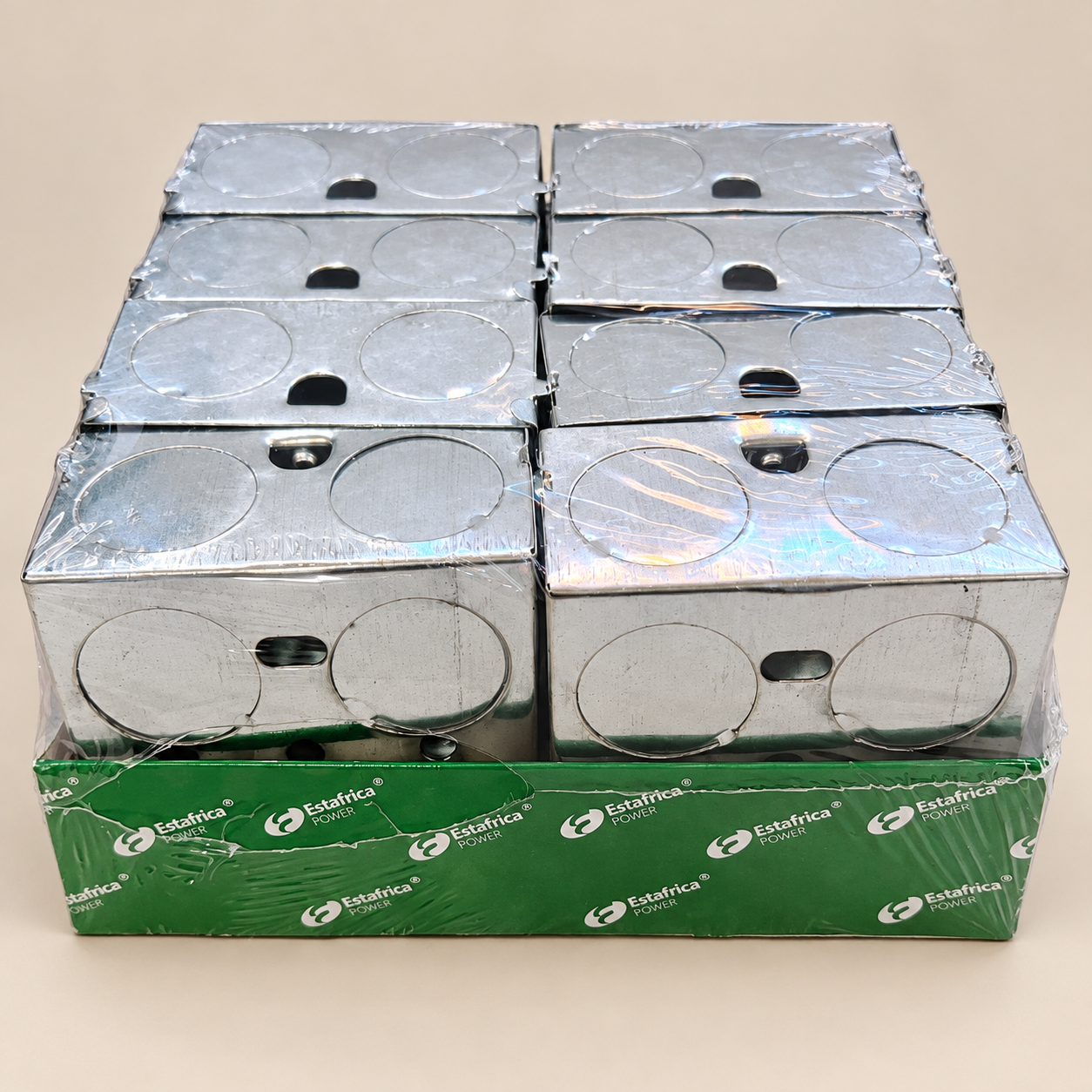 Metal Box — sanduku la chuma la sehemu moja — picha ya katalogi