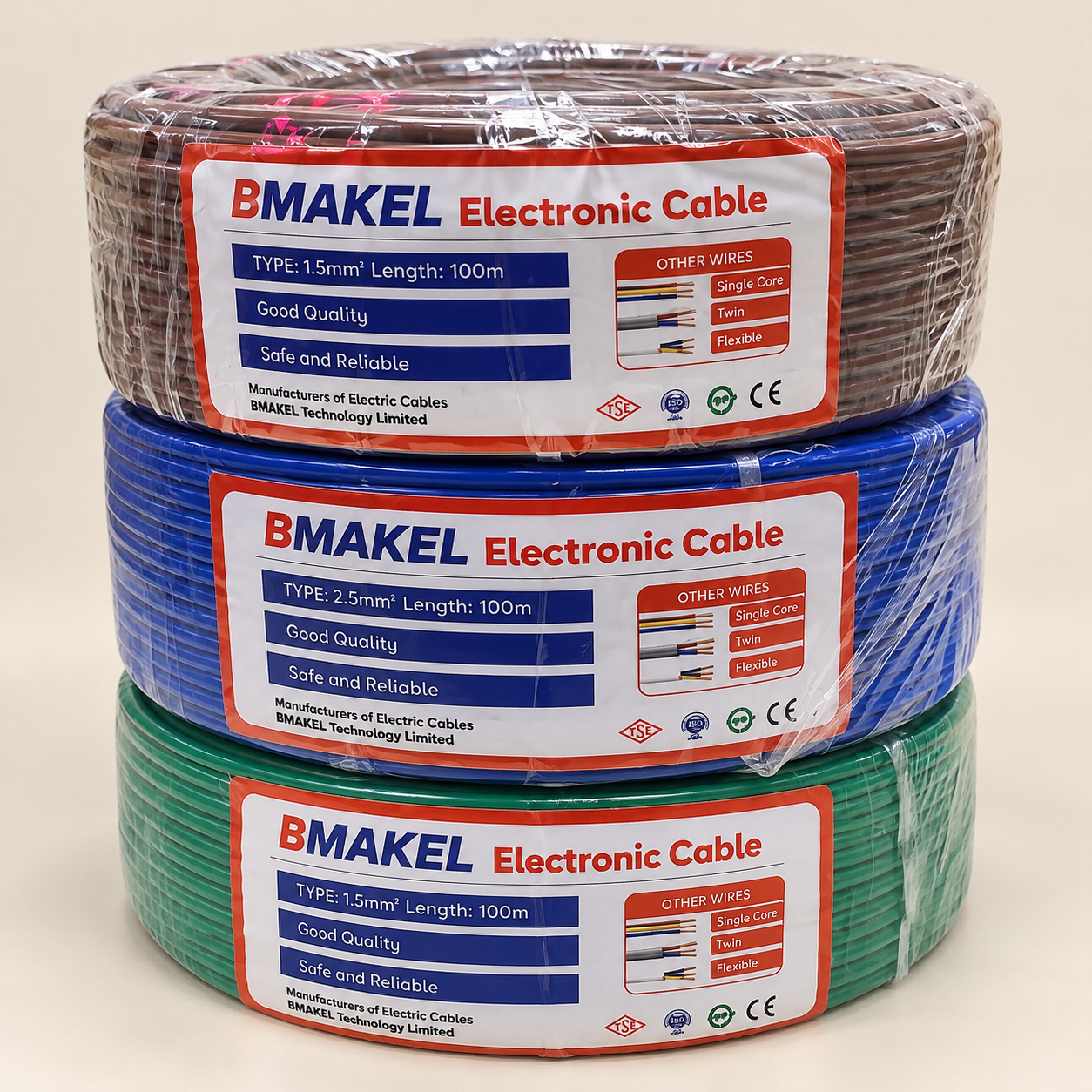 MAKEL — roll za kebo single core — picha ya katalogi