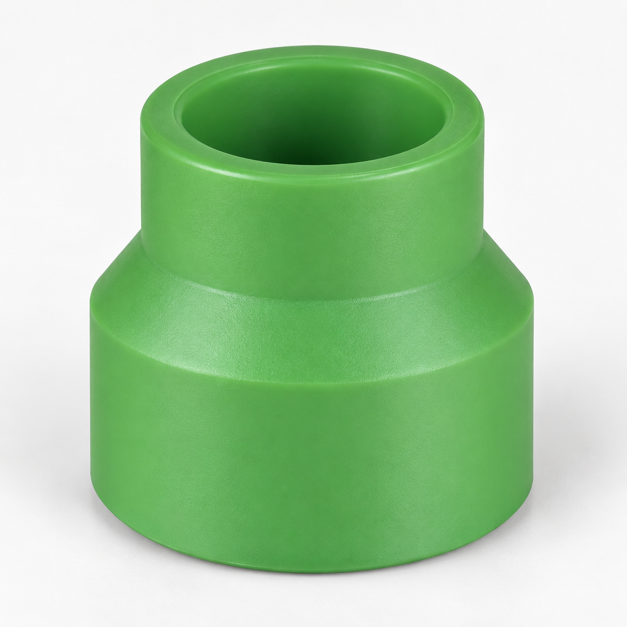 Green PPR reducer — product family illustration