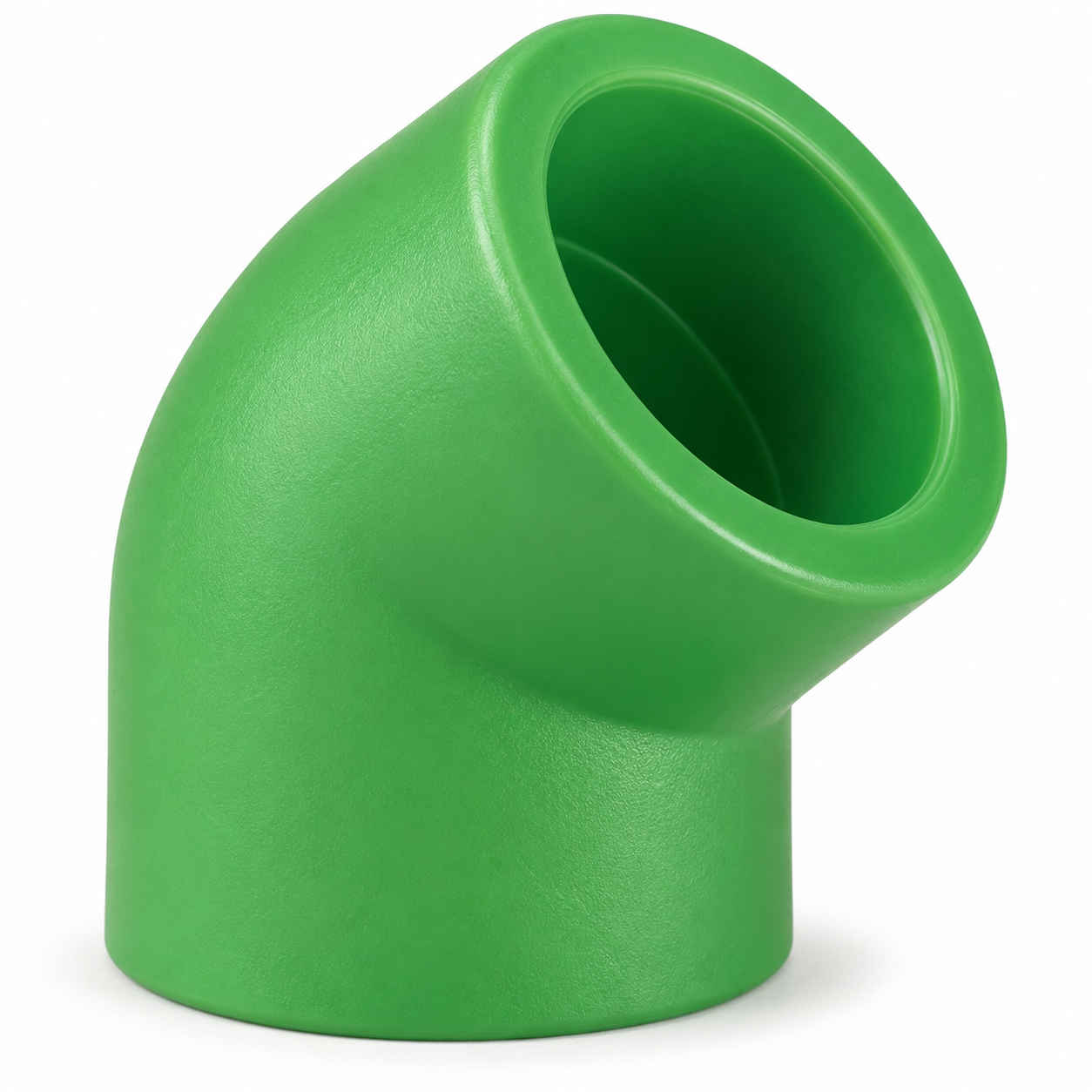 Green PPR 45 Degree Elbow — illustrative family image
